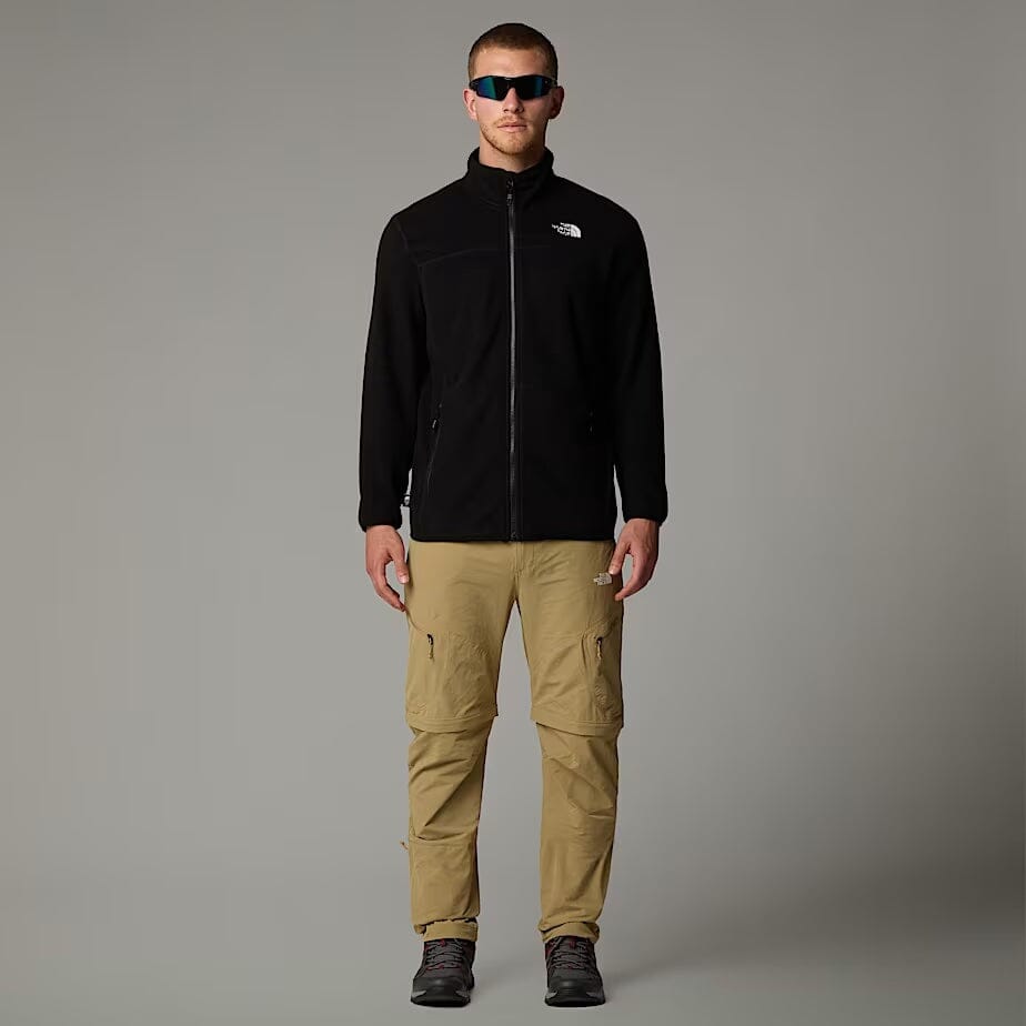 The North Face Men's 100 Glacier Full-Zip Fleece TNF Black Fleece Jackets