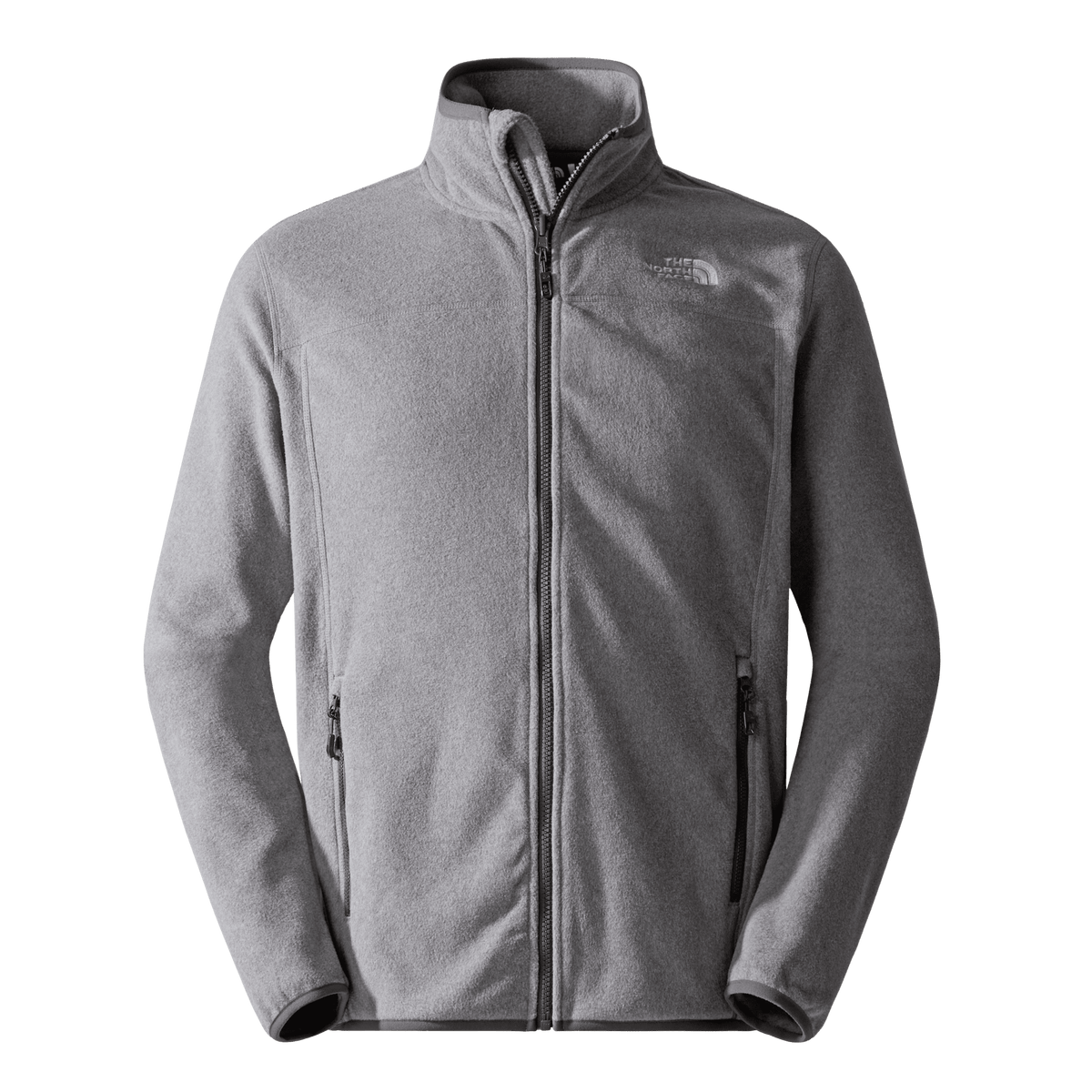 Men's 100 Glacier Full-Zip Fleece Fleece Jackets The North Face Medium Grey M