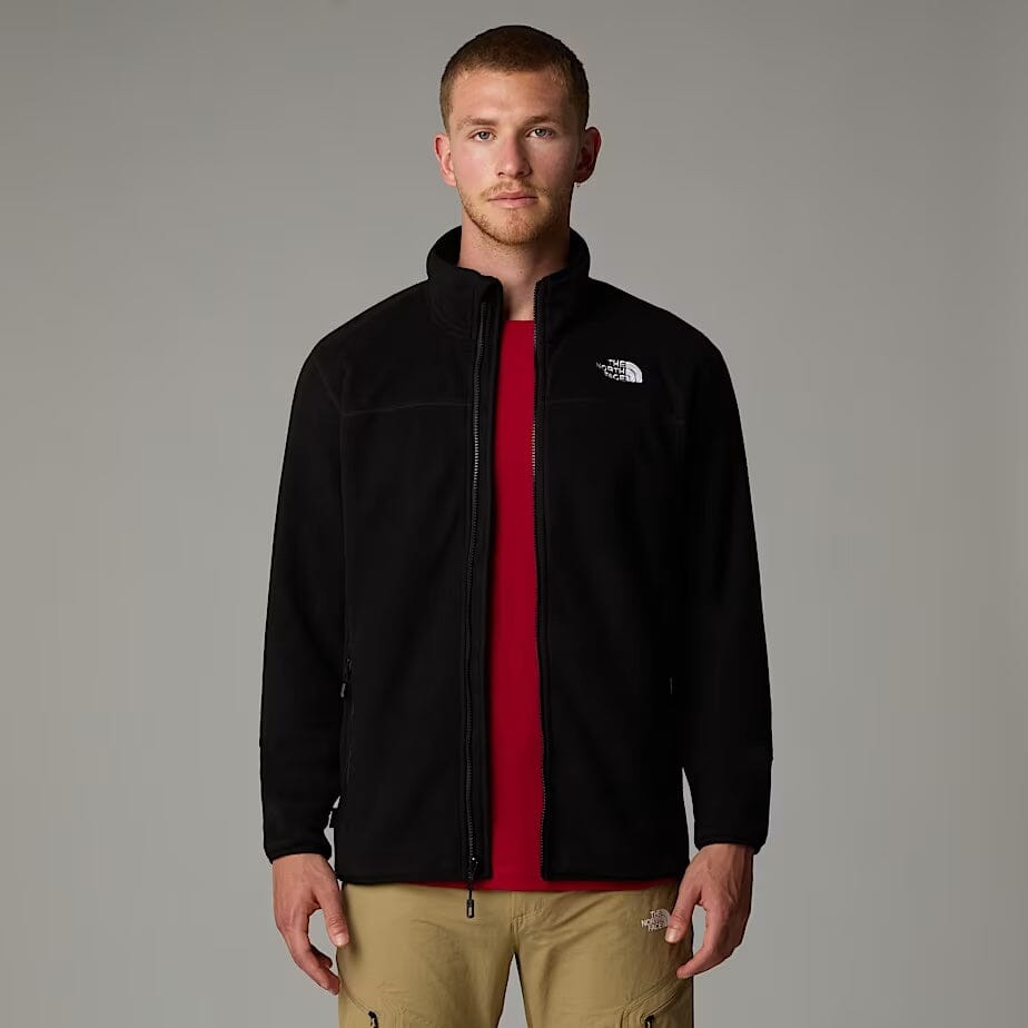 The North Face Men's 100 Glacier Full-Zip Fleece TNF Black Fleece Jackets