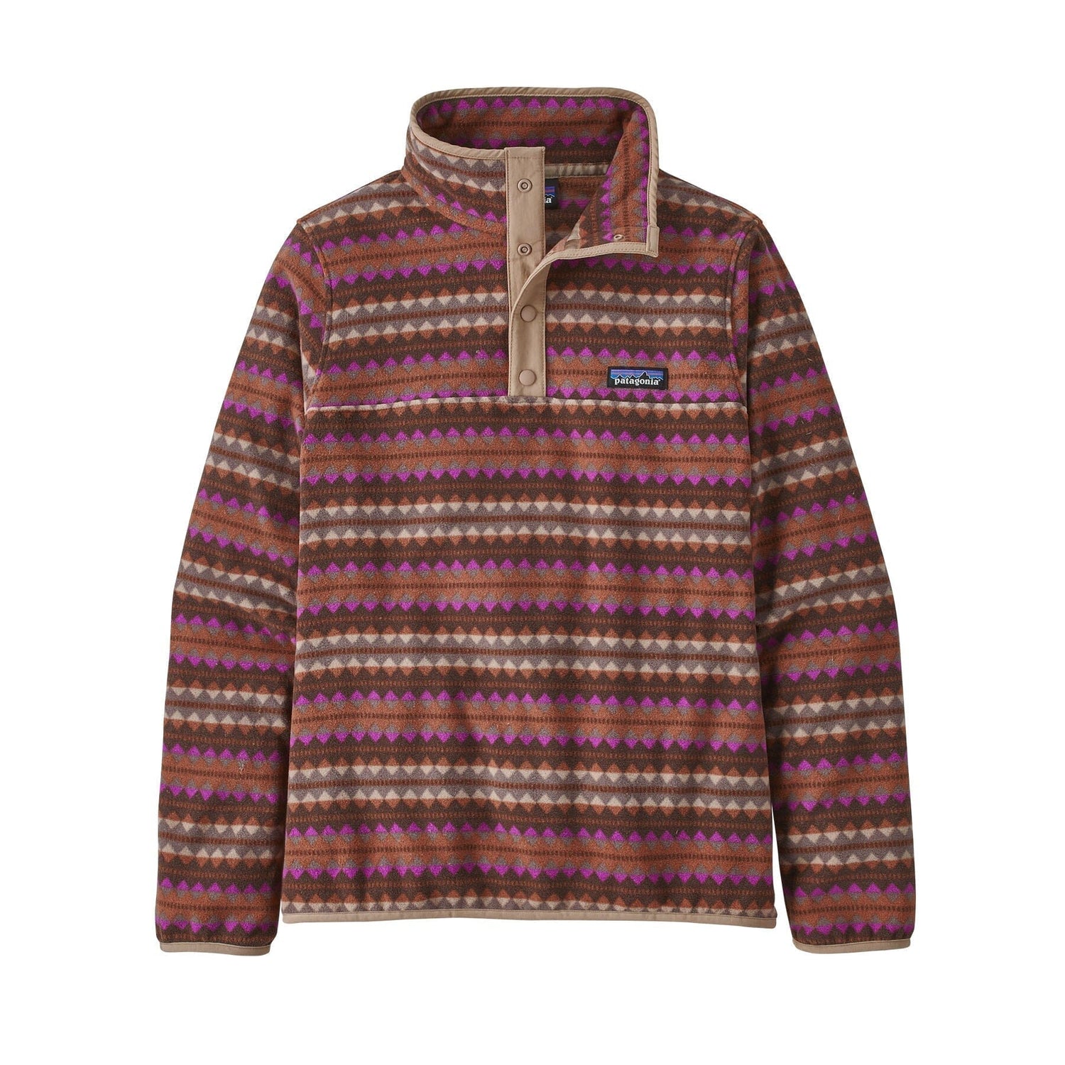 Patagonia Micro D® Snap-T® Fleece Bergy Bits: Furry Taupe L Fleece