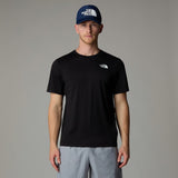 The North Face M's 24/7 S/S Regular Tee - Recycled polyester Black Shirt