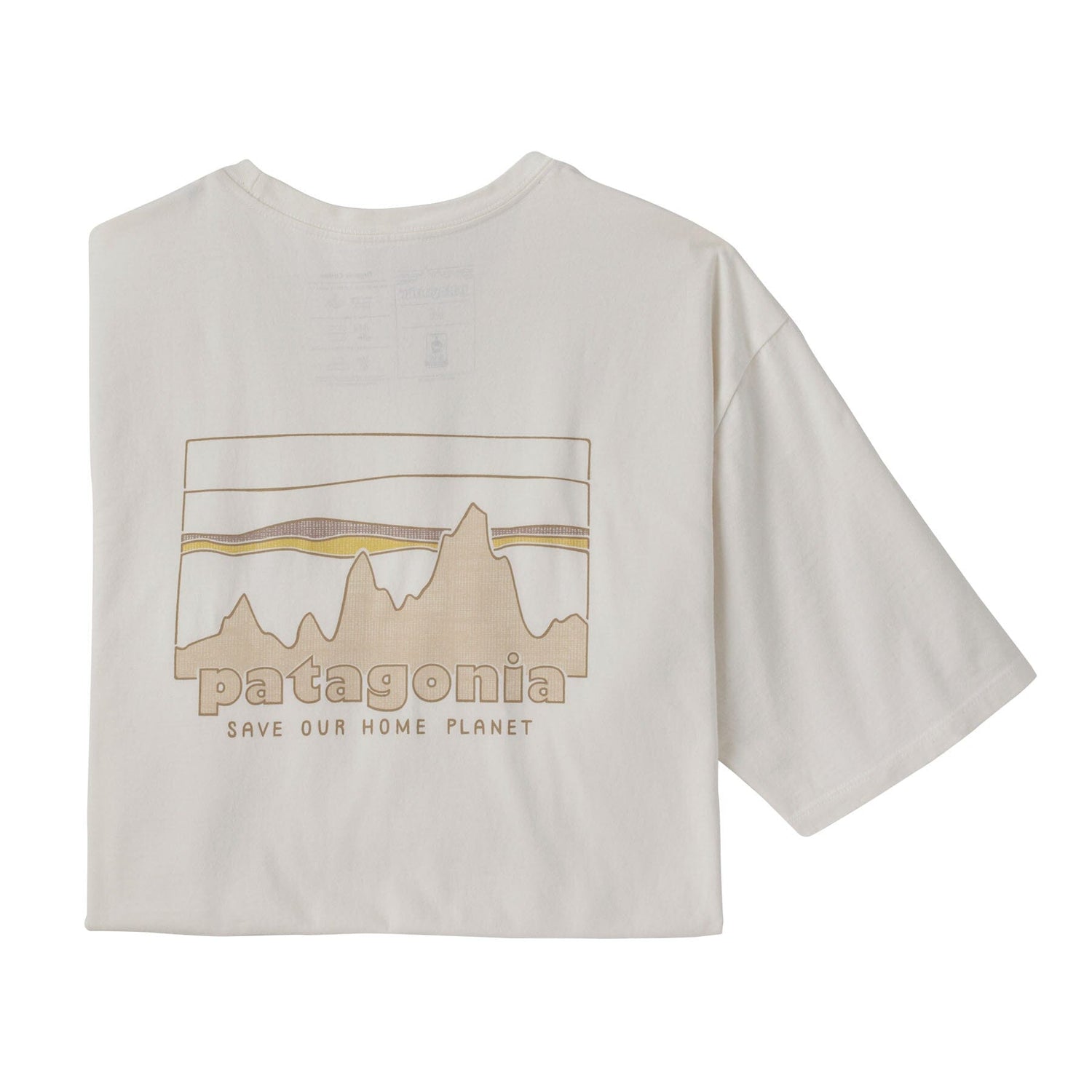 Patagonia M's '73 Skyline Organic T-Shirt - 100% Organic Cotton Birch White Shirt