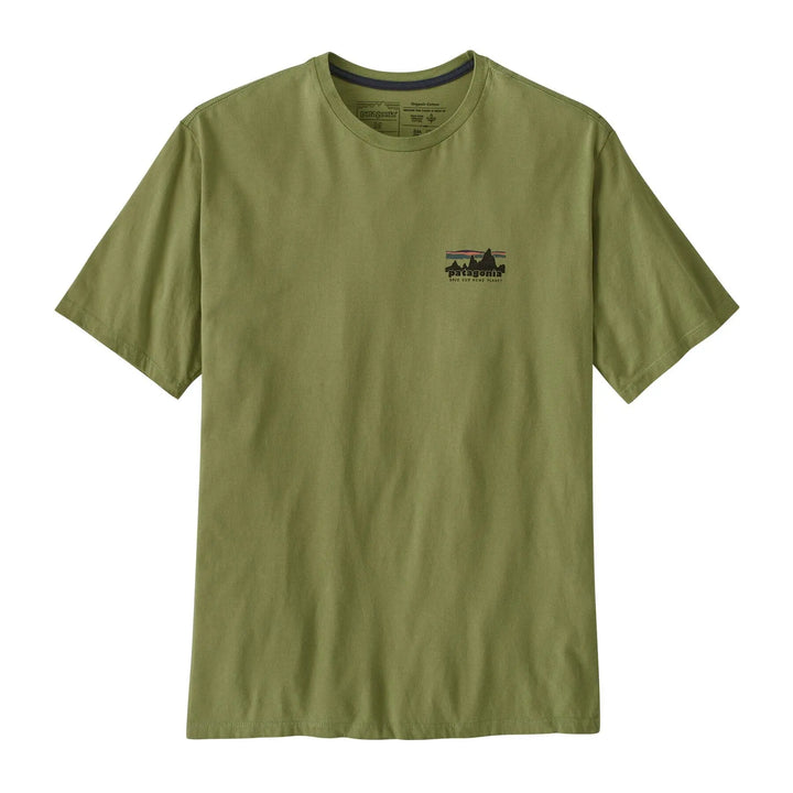 Patagonia M's '73 Skyline Organic T-Shirt - 100% Organic Cotton Buckhorn Green Shirt