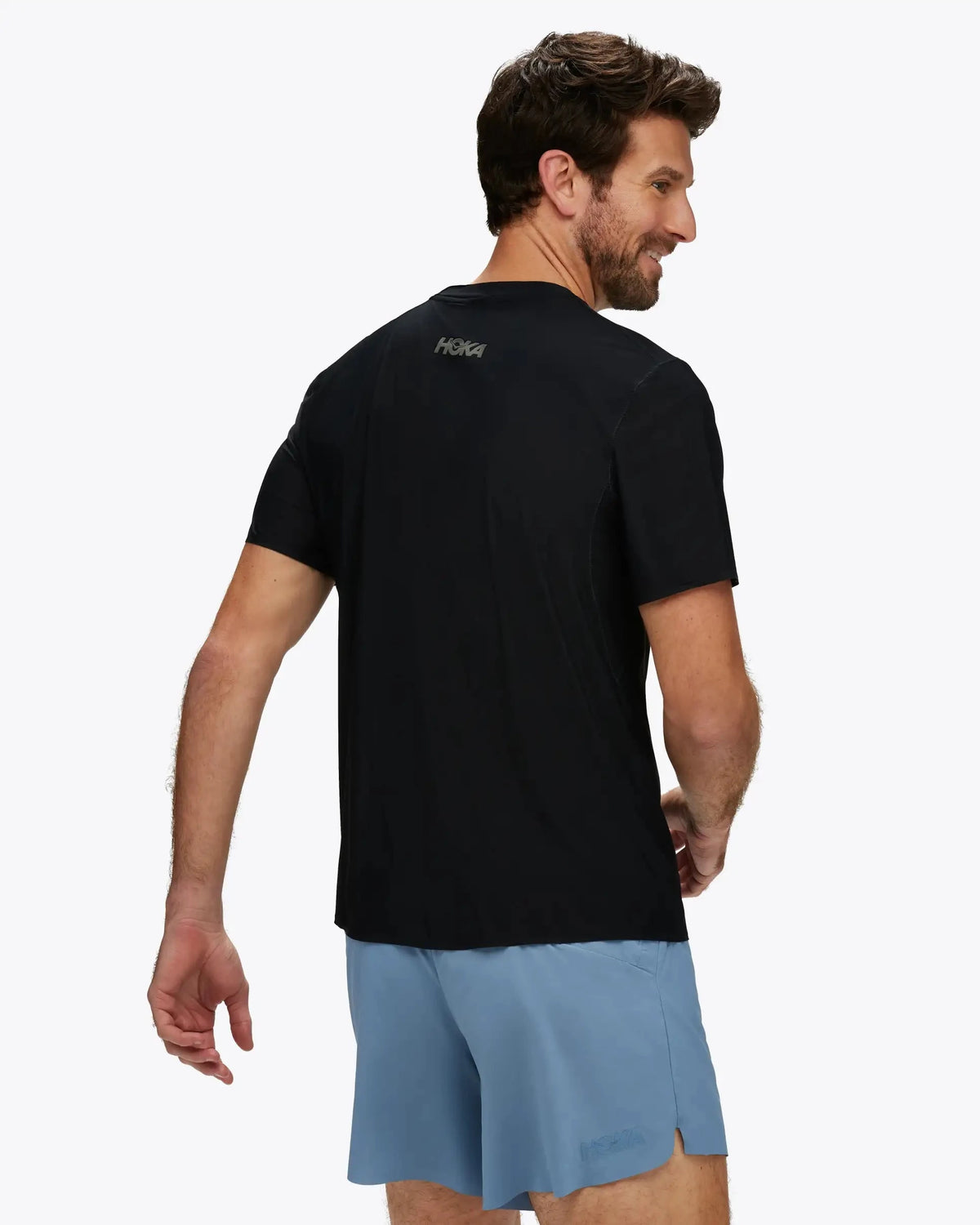 HOKA M's Airolite Run Top Black Shirt