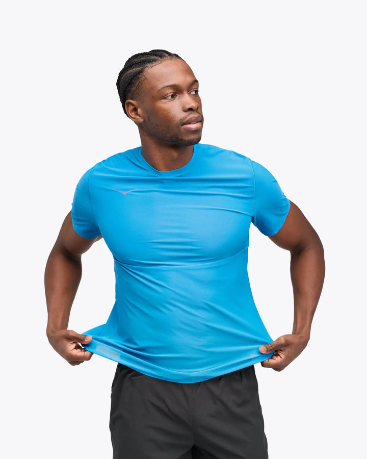 M's Airolite Run Top Shirt HOKA HOKA Blue S