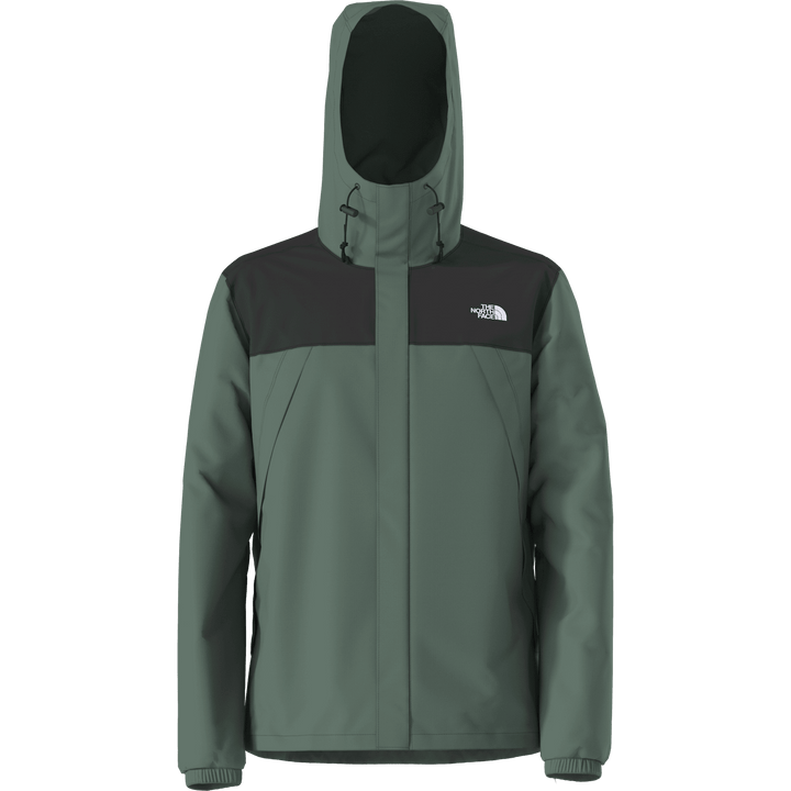 The North Face M's Antora Shell Jacket - Recycled Polyester & Nylon Duck Green TNF Black Jacket