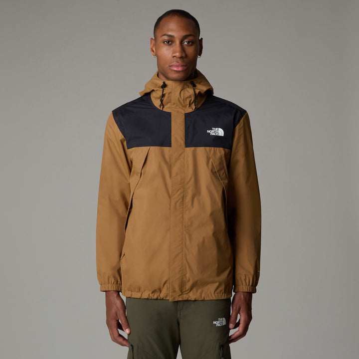 M's Antora Shell Jacket - Recycled Polyester & Nylon Jacket The North Face Utility Brown/TNF Black S