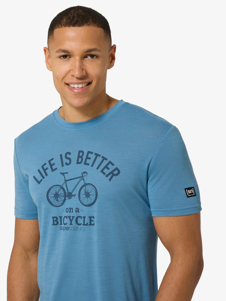 Supernatural M's Better Bike Tee Merino T-shirt Herr