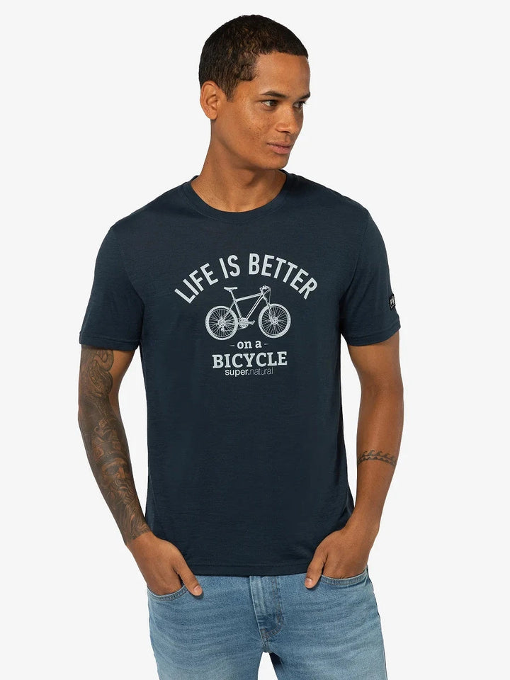 M's Better Bike Tee Shirt Supernatural Blueberry/Vapor Grey M