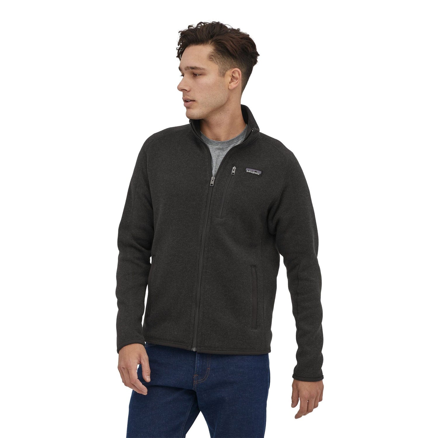 Patagonia M's Better Sweater Fleece Jacket - 100 % recycled polyester Black Shirt