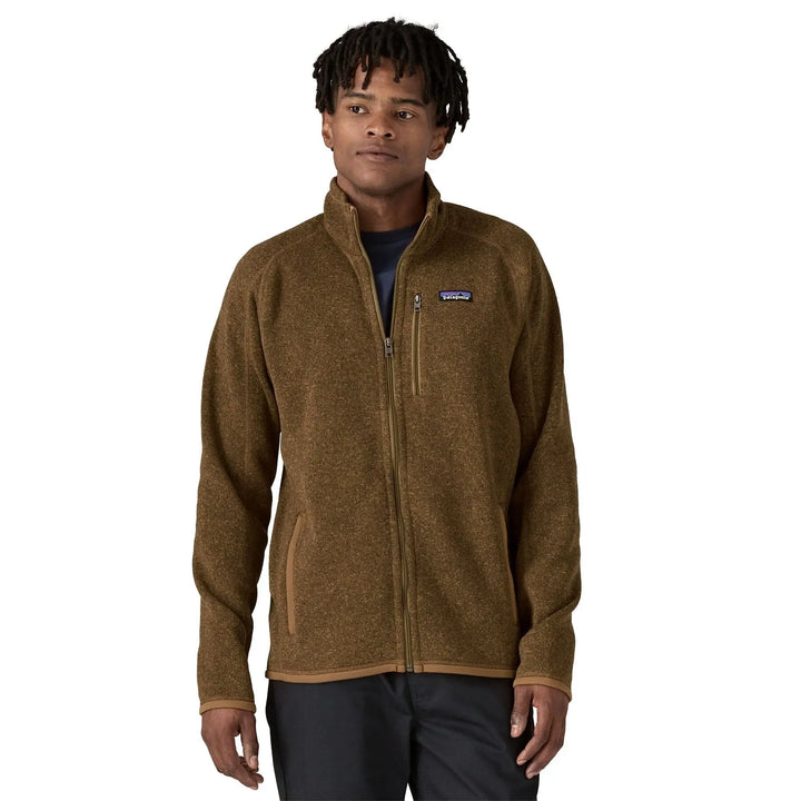 Patagonia M's Better Sweater Fleece Jacket - 100 % recycled polyester Oar Tan Shirt