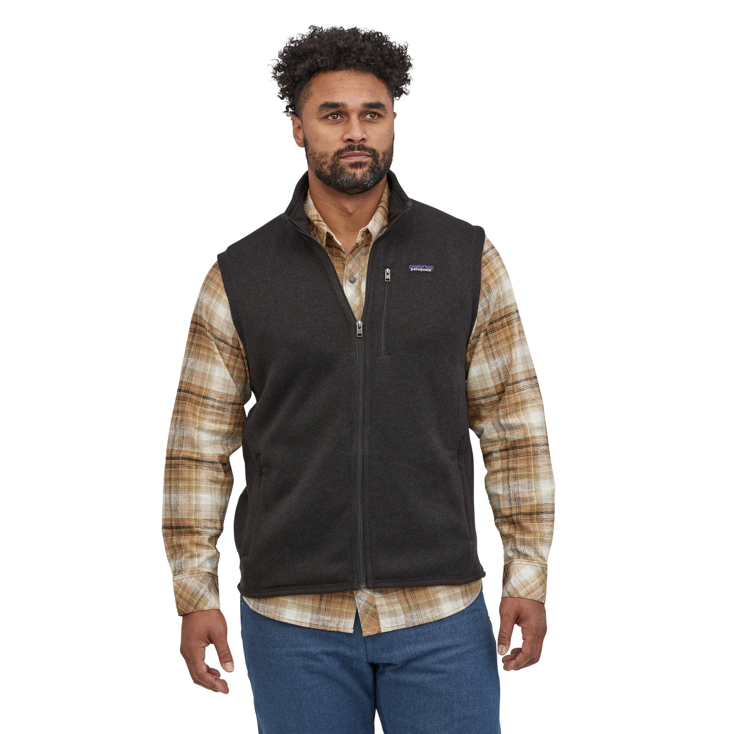 Patagonia M's Better Sweater Vest - 100% recycled polyester Black Shirt