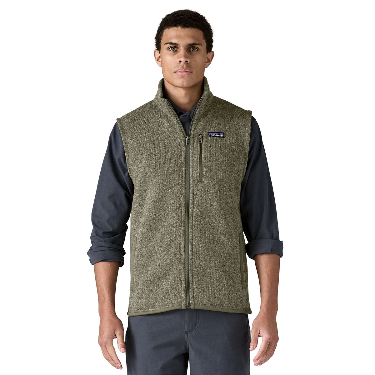M's Better Sweater Vest - 100% recycled polyester Shirt Patagonia River Rock Green S