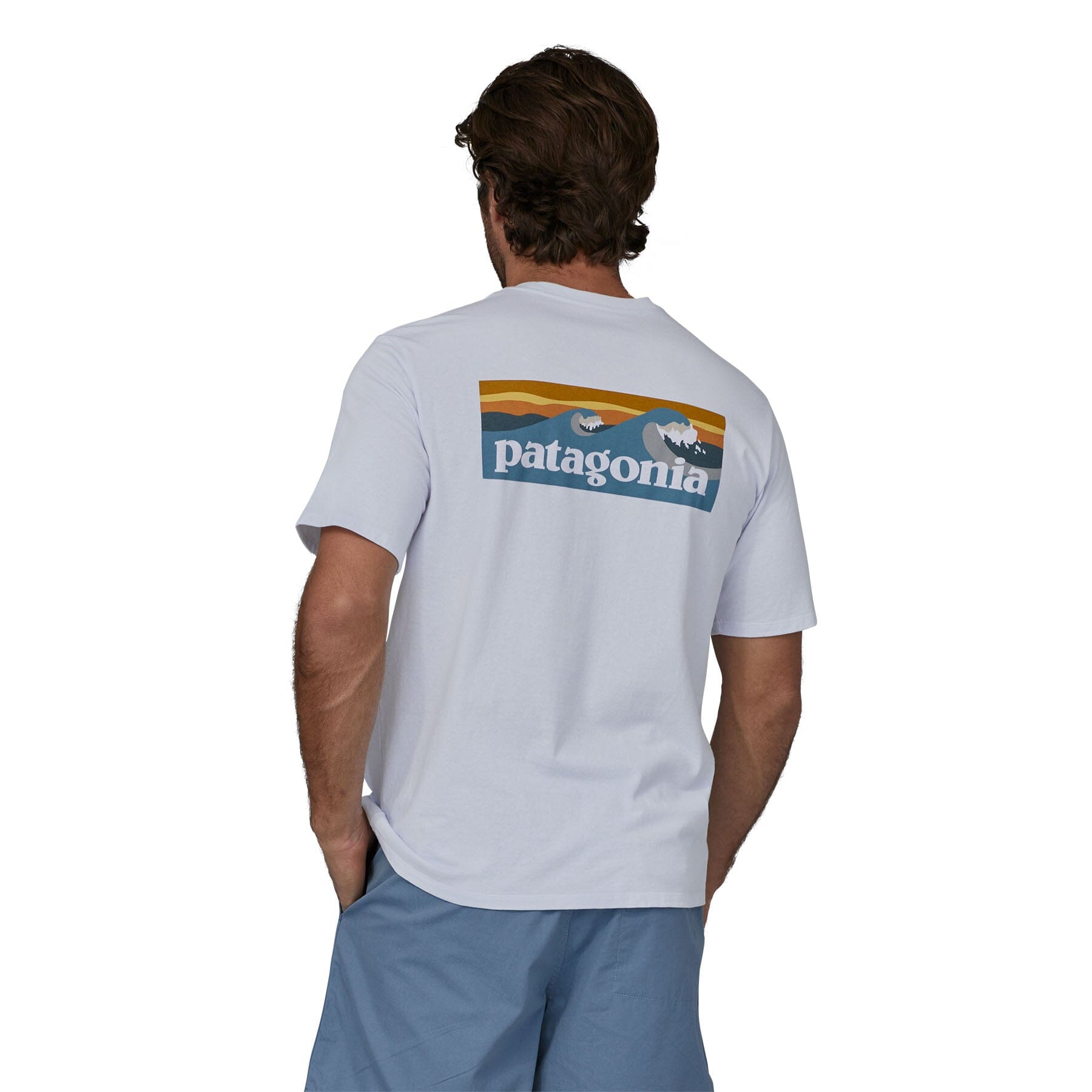 Patagonia Men's Boardshort Logo Pocket Responsibili-Tee