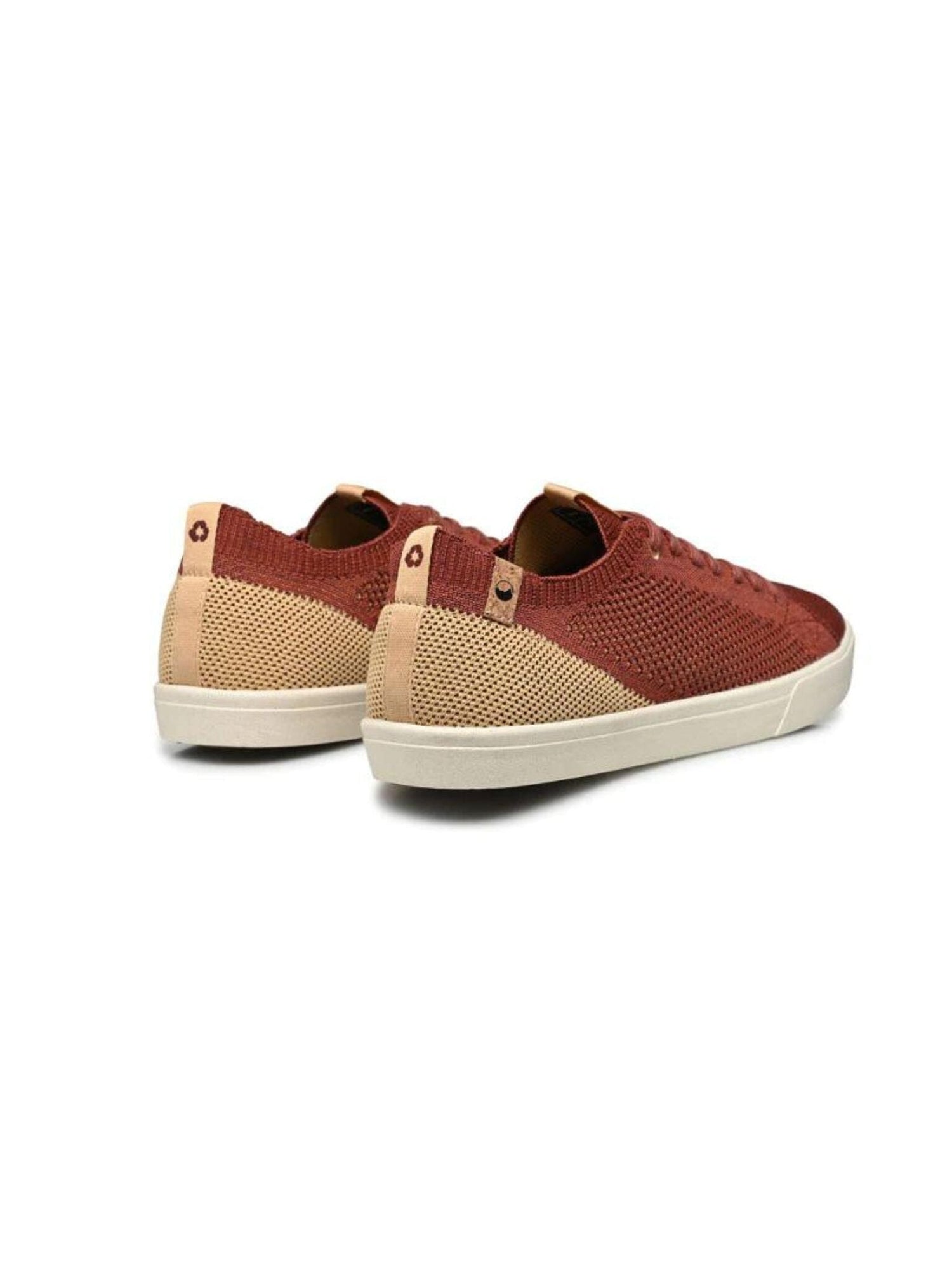 Saola M's Cannon Knit - Recycled PET Burgundy-Sand Shoes