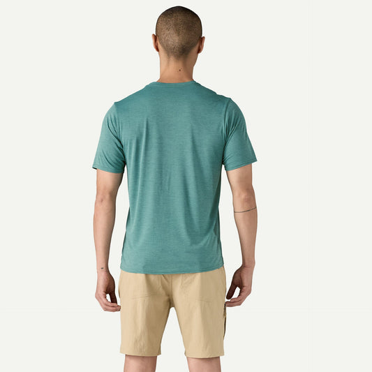 Patagonia M's Cap Cool Daily Shirt - Recycled Polyester Wetland Blue - Light Wetland Blue X-Dye Shirt
