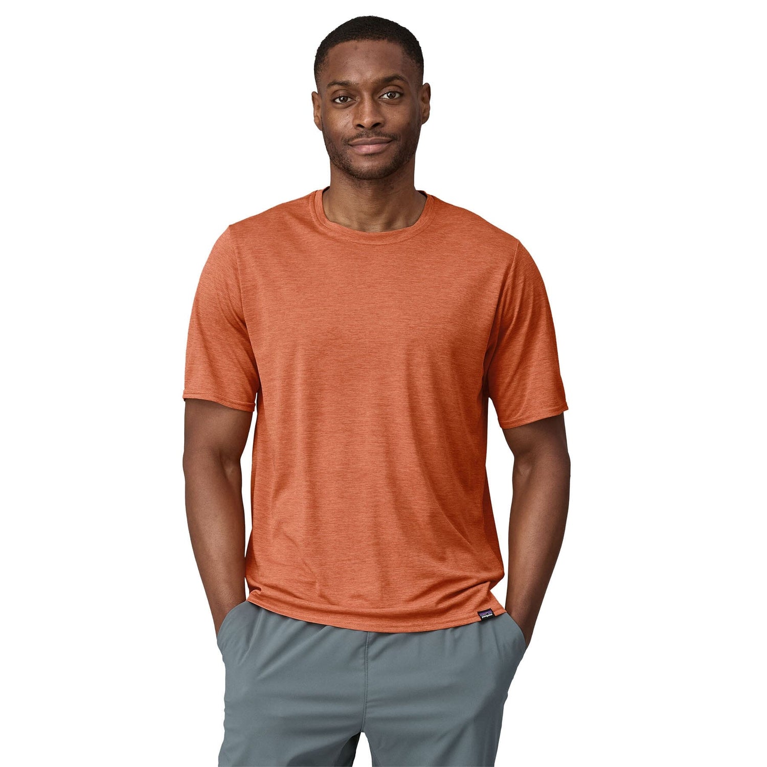 Patagonia M's Cap Cool Daily Shirt - Recycled Polyester Sienna Clay - Light Sienna Clay X-Dye Shirt