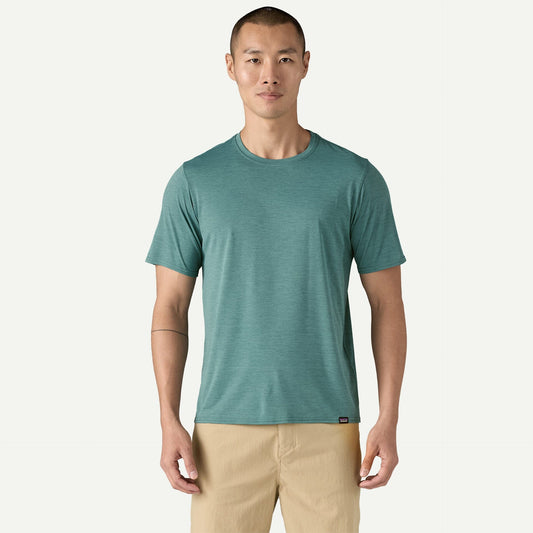 Patagonia M's Cap Cool Daily Shirt - Recycled Polyester Wetland Blue - Light Wetland Blue X-Dye Shirt