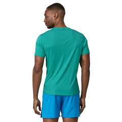 Patagonia M's Cap Cool Lightweight Shirt - Recycled Polyester Subtidal Blue - Light Subtidal Blue X-Dye Shirt