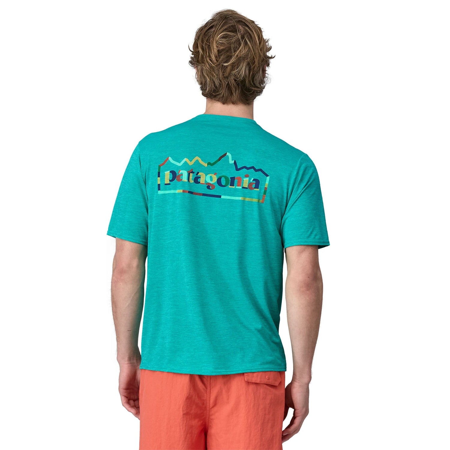 Patagonia M's Capilene® Cool Daily Graphic T-Shirt - Recycled Polyester Unity Fitz: Subtidal Blue X-Dye Shirt