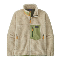 Patagonia M's Classic Retro-X Fleece Jacket - Recycled Polyester Dark Natural w Buckhorn Green Jacket