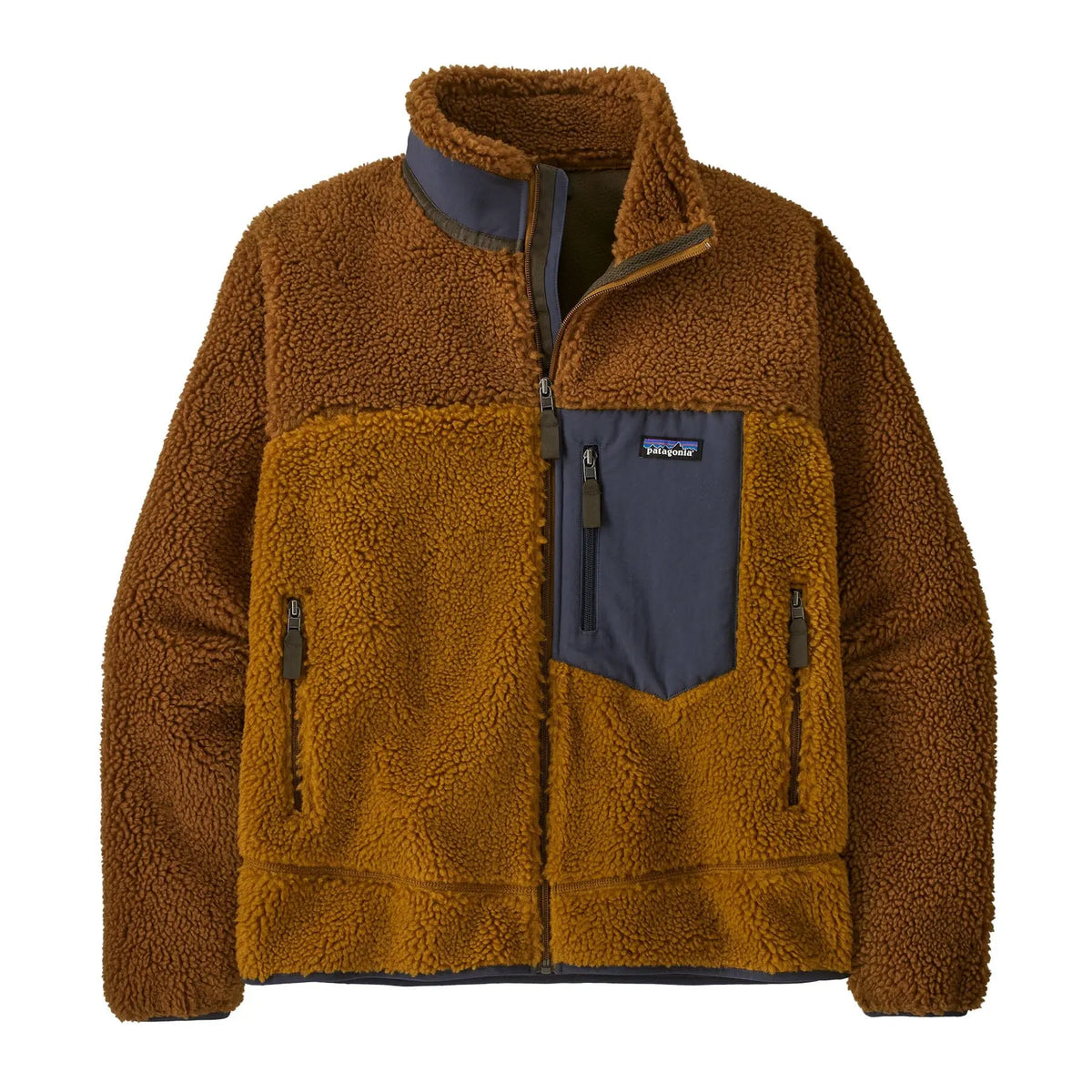 Patagonia M's Classic Retro-X Fleece Jacket - Recycled Polyester Shelter Brown Jacket