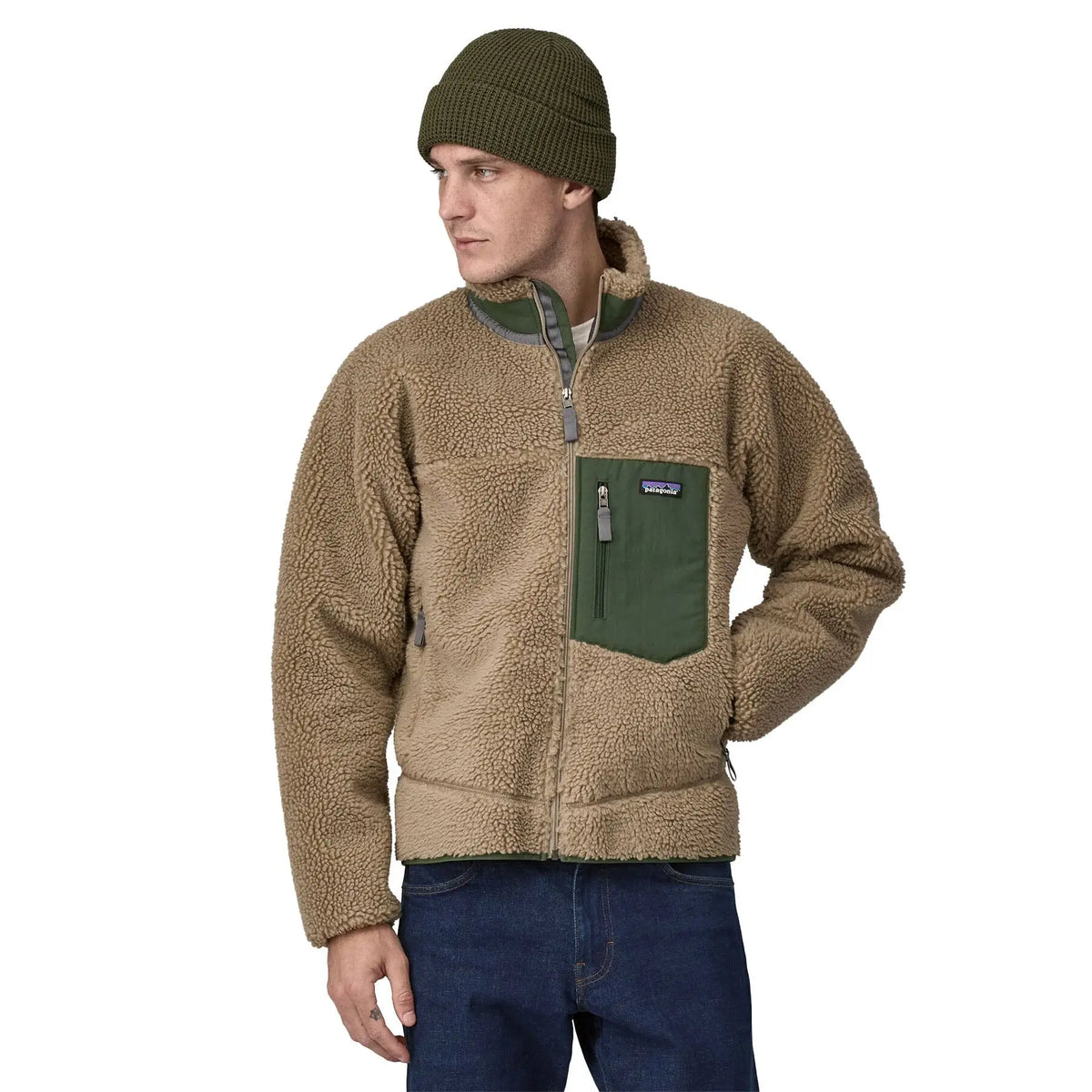 M's Classic Retro-X Fleece Jacket - Recycled Polyester Jacket Patagonia Seabird Grey M