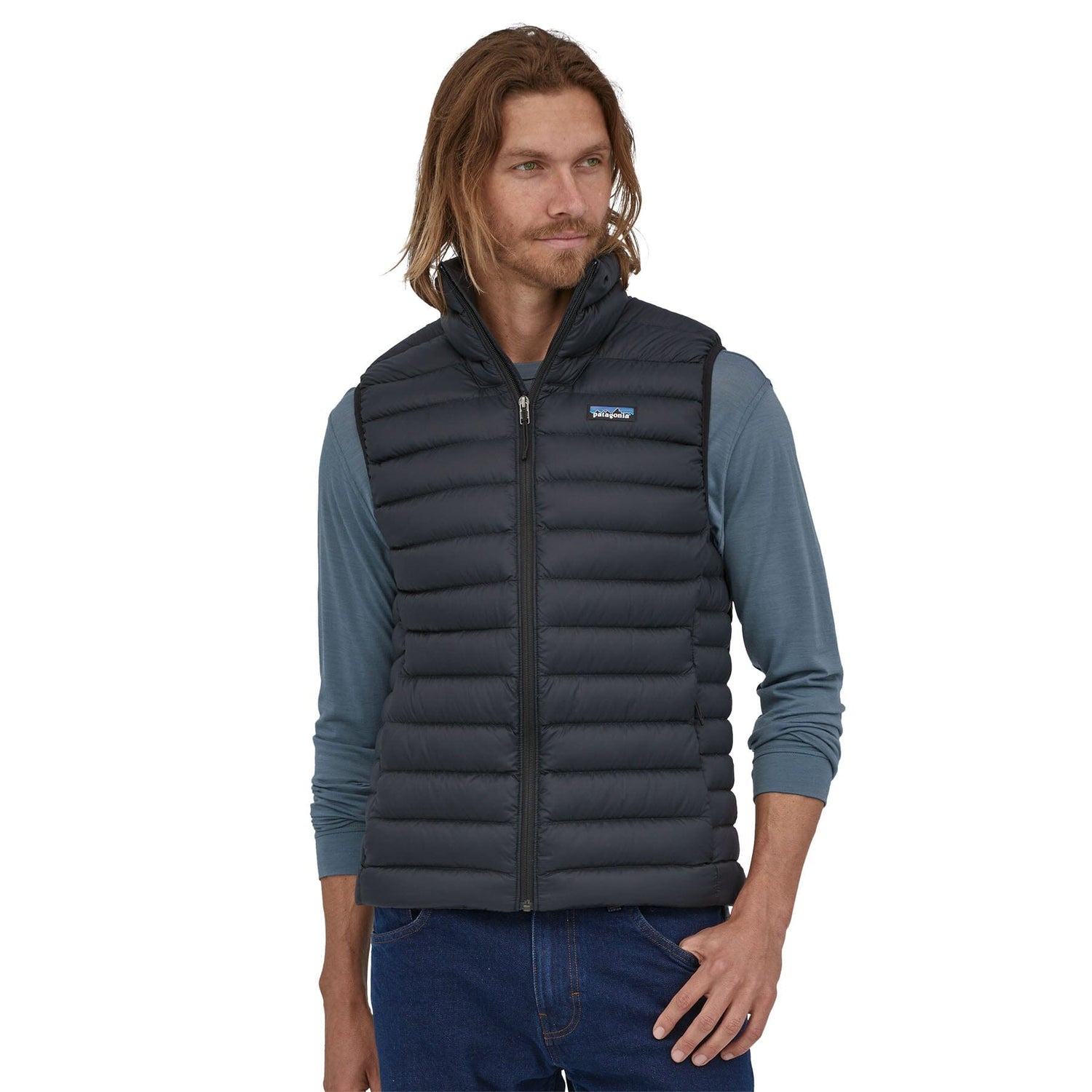 Patagonia M's Down Sweater Vest - Recycled nylon & Responsible Down Standard down Black Jacket