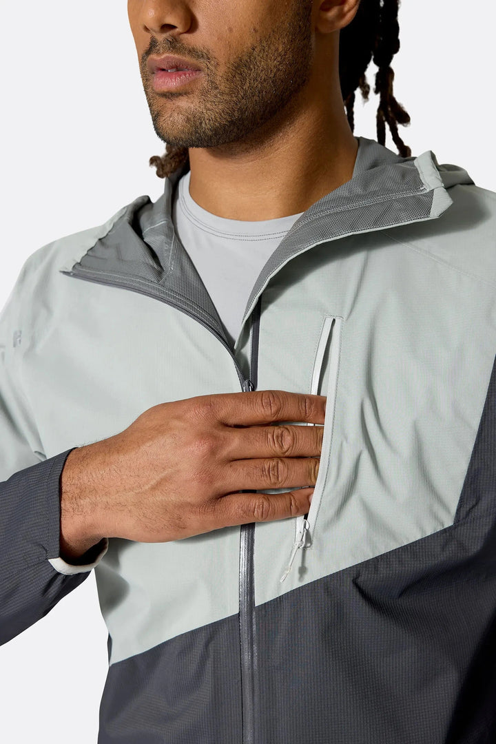 M's Downpour Trail Light Waterproof Jacket - Recycled polyester Jacket Rab