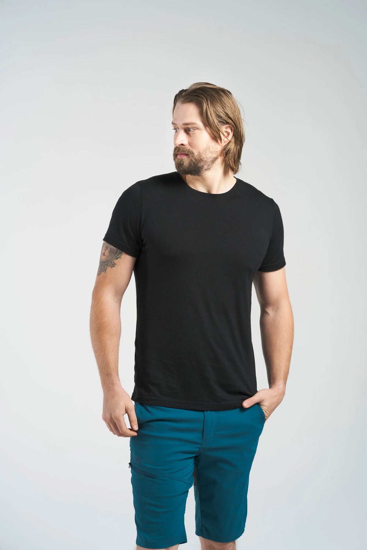 Devold M's Eika Tee - 100% Merino Wool Night Shirt