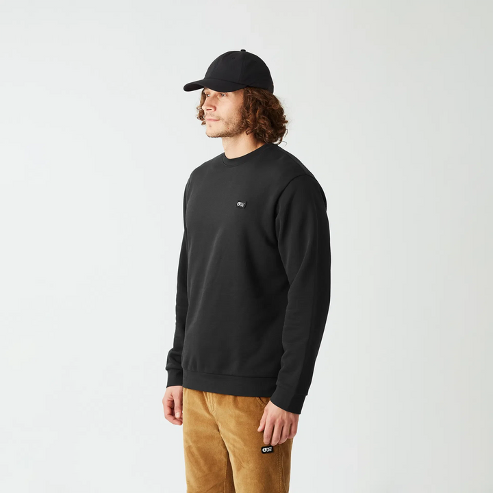 M's Essential Crew Shirt Picture Organic Black S 