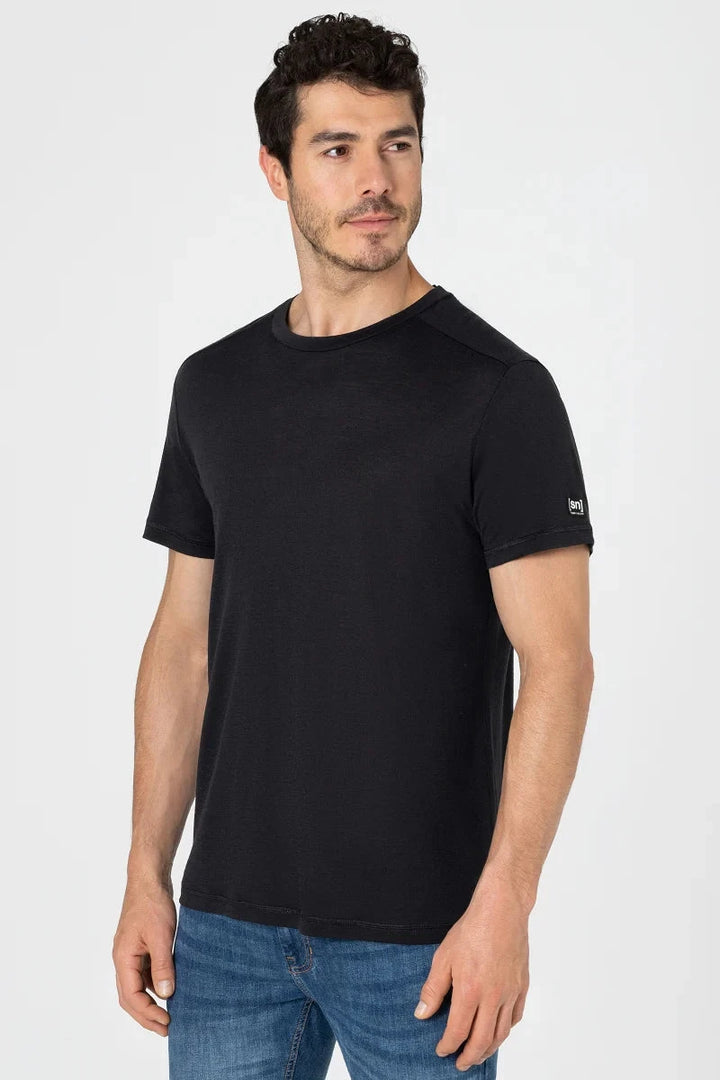 M's Essential Tee Shirt Supernatural Jet Black M