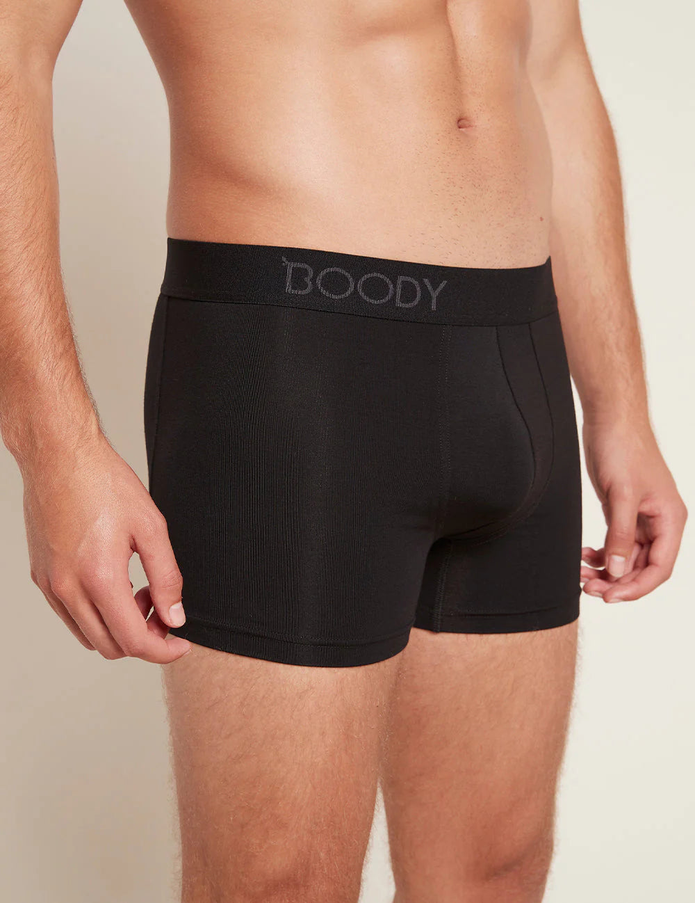 Boody M's Everyday Boxer Briefs - Bamboo Viscose Black Underwear