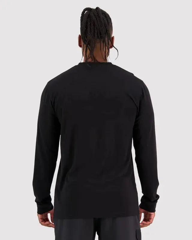 Mons Royale M's Icon LS - Merino Wool Black Shirt