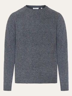 M's Lambswool Crew Neck Shirt KnowledgeCotton Apparel 