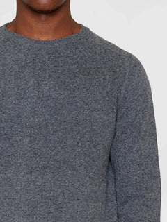 M's Lambswool Crew Neck Shirt KnowledgeCotton Apparel 