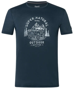 Supernatural M's Landi Tee Blueberry Vapor Grey Shirt