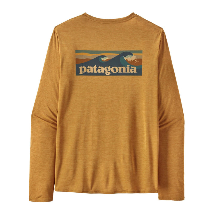 M's L/S Cap Cool Daily Graphic Shirt - Waters - Recycled Polyester Shirt Patagonia