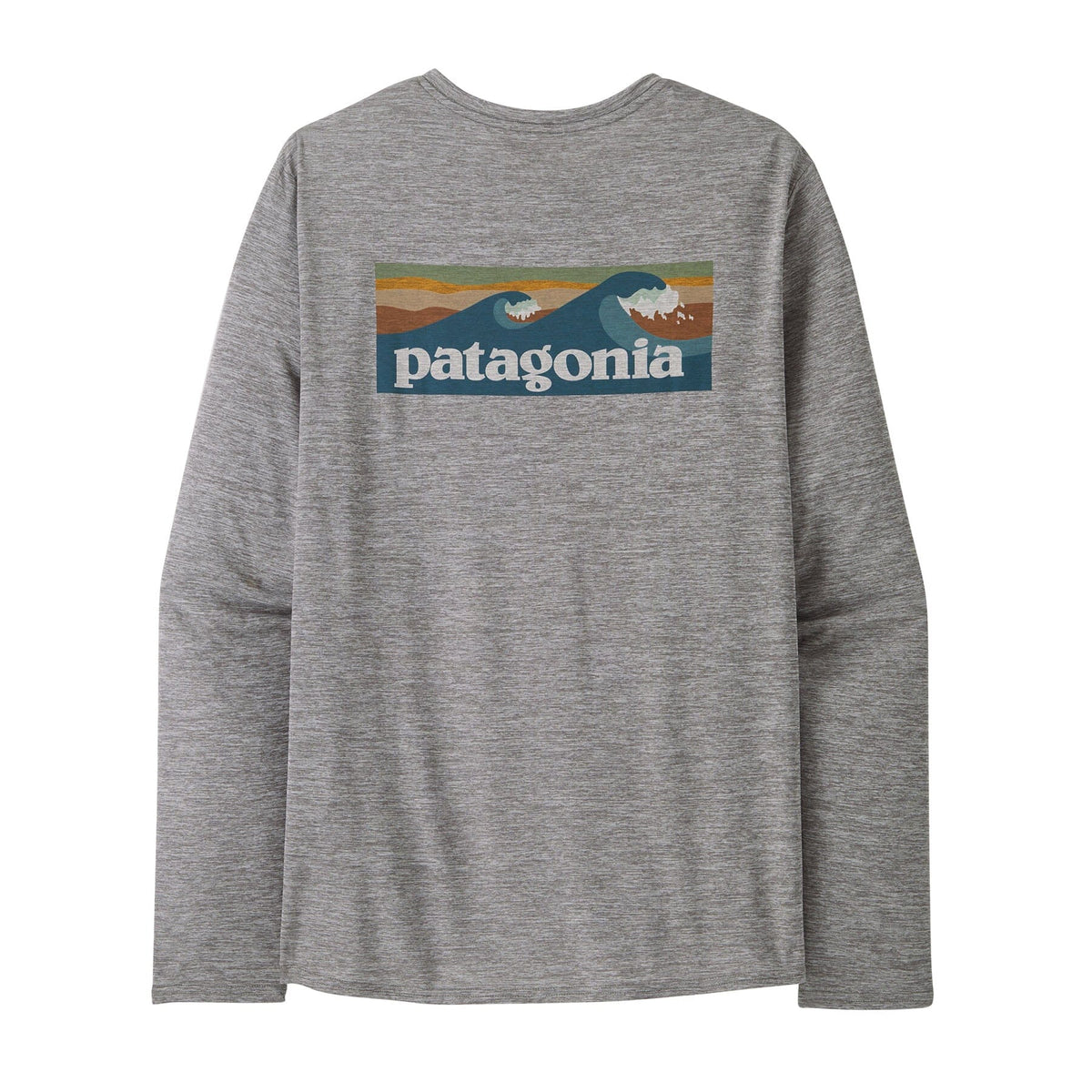 M's L/S Cap Cool Daily Graphic Shirt - Waters - Recycled Polyester Shirt Patagonia