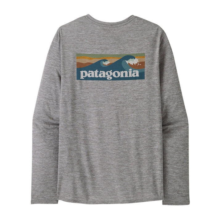 M's L/S Cap Cool Daily Graphic Shirt - Waters - Recycled Polyester Shirt Patagonia