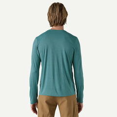 Patagonia M's L/S Cap Cool Daily Shirt - Recycled polyester Wetland Blue - Light Wetland Blue X-Dye Shirt