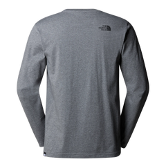 The North Face M's L/S Simple Dome Tee Grey Shirt