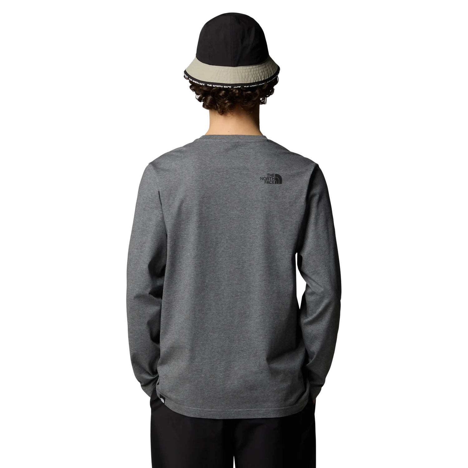 The North Face M's L/S Simple Dome Tee Grey Shirt