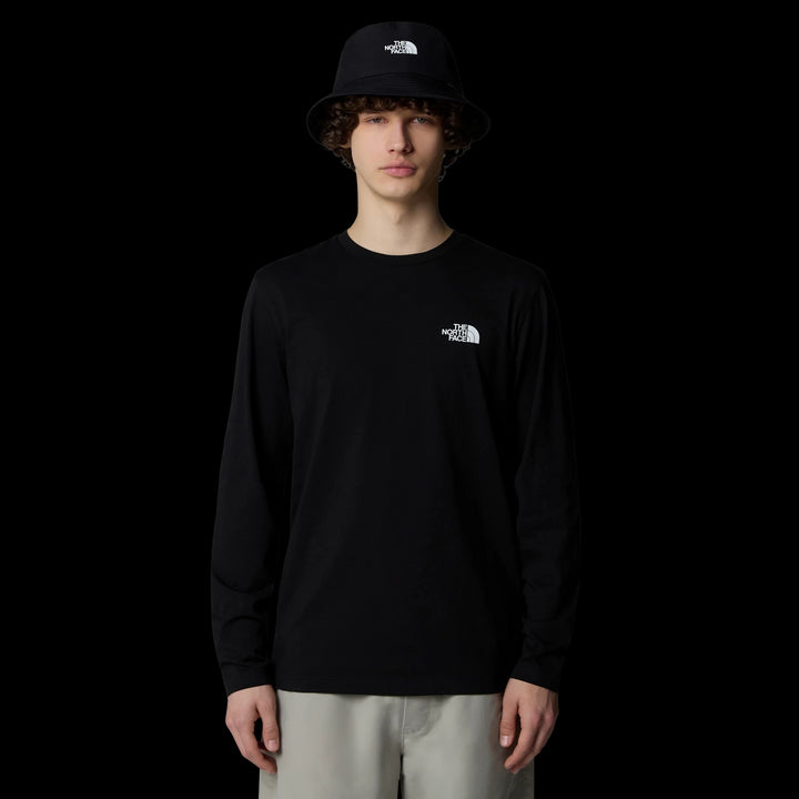M's L/S Simple Dome Tee Shirt The North Face TNF Black S