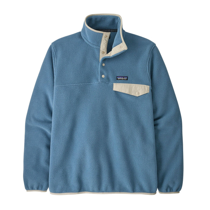Patagonia M's LW Synch Snap-T Fleece Pullover - 100% Recycled Polyester Still Blue Shirt