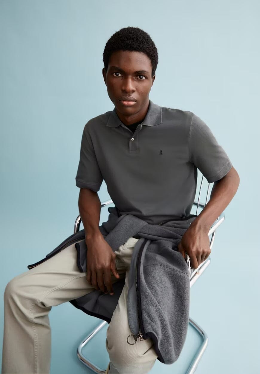 Armedangels - M's Maario Polo T-Shirt - Organic Cotton - Weekendbee - sustainable sportswear