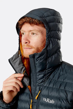 Rab M's Microlight Alpine Jacket - Recycled nylon & down Beluga Jacket