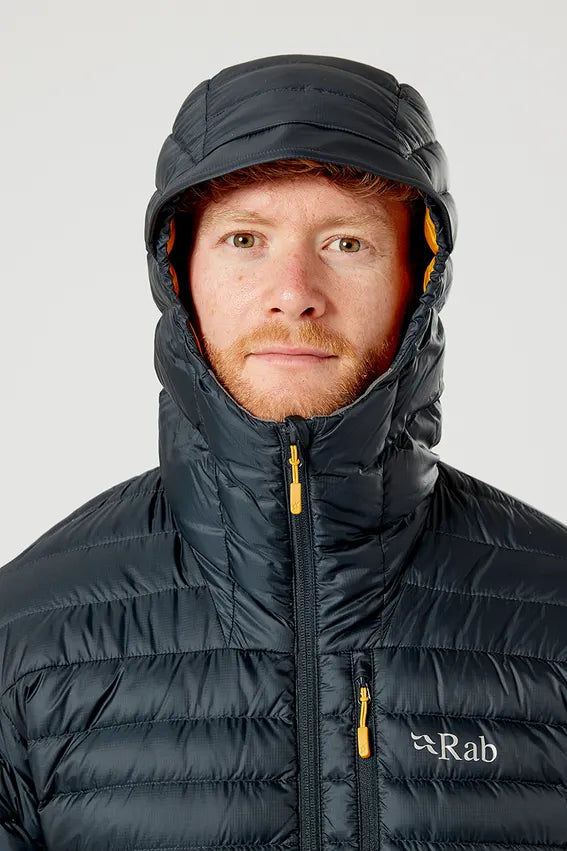 Rab M's Microlight Alpine Jacket - Recycled nylon & down Beluga Jacket