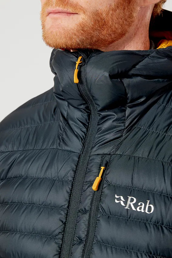 Rab M's Microlight Alpine Jacket - Recycled nylon & down Beluga Jacket