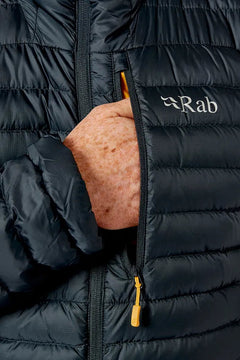 Rab M's Microlight Alpine Jacket - Recycled nylon & down Beluga Jacket